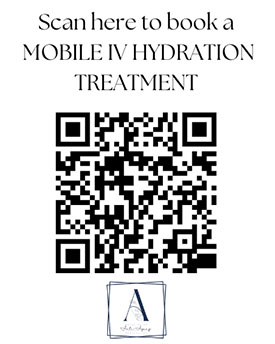 QR Code for IV Hydration Therapy Booking